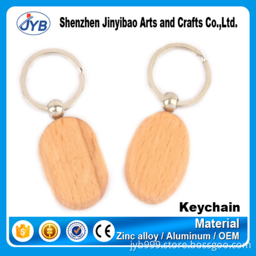 high quality beech wood keyring custom shaped wooden keychains
